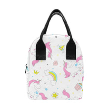 Load image into Gallery viewer, Unicorn pattern Zipper Lunch Bag
