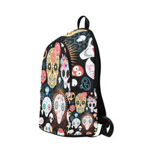 Load image into Gallery viewer, Skulls beautiful Fabric Backpack
