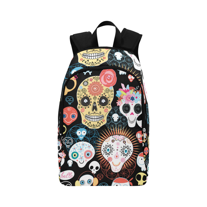 Skulls beautiful Fabric Backpack