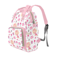 Load image into Gallery viewer, Pink Diaper Backpack/Diaper Bag

